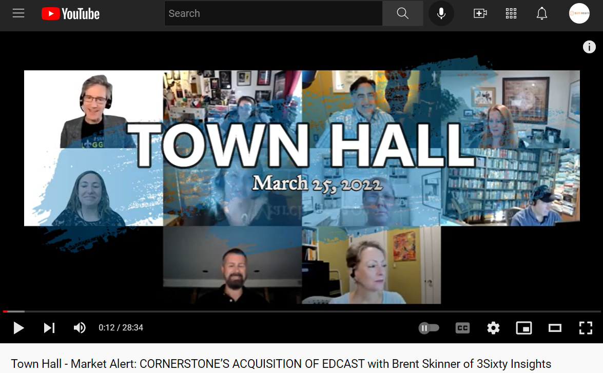 HR Tech Alliance - Town Hall Cornerstone Acquisition