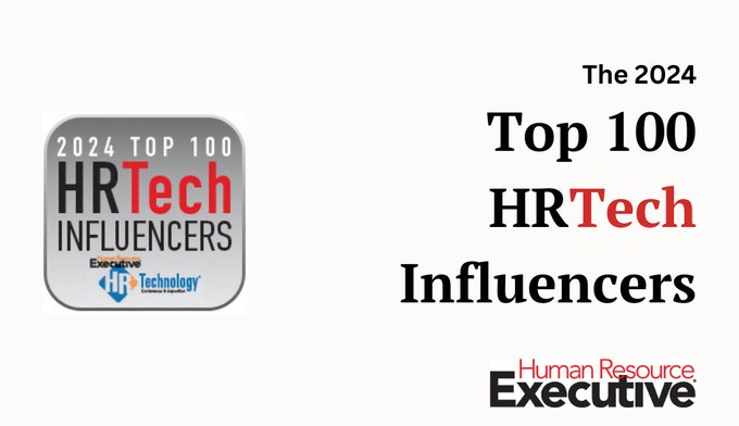 2024 Top 100 HR Tech Influencers - Banner