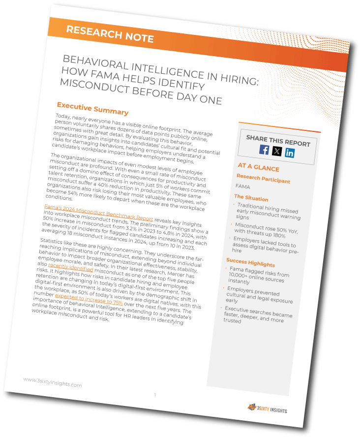 3Sixty Insights - Research Note - Behavioral Intelligence in Hiring - Thumbnail Angled