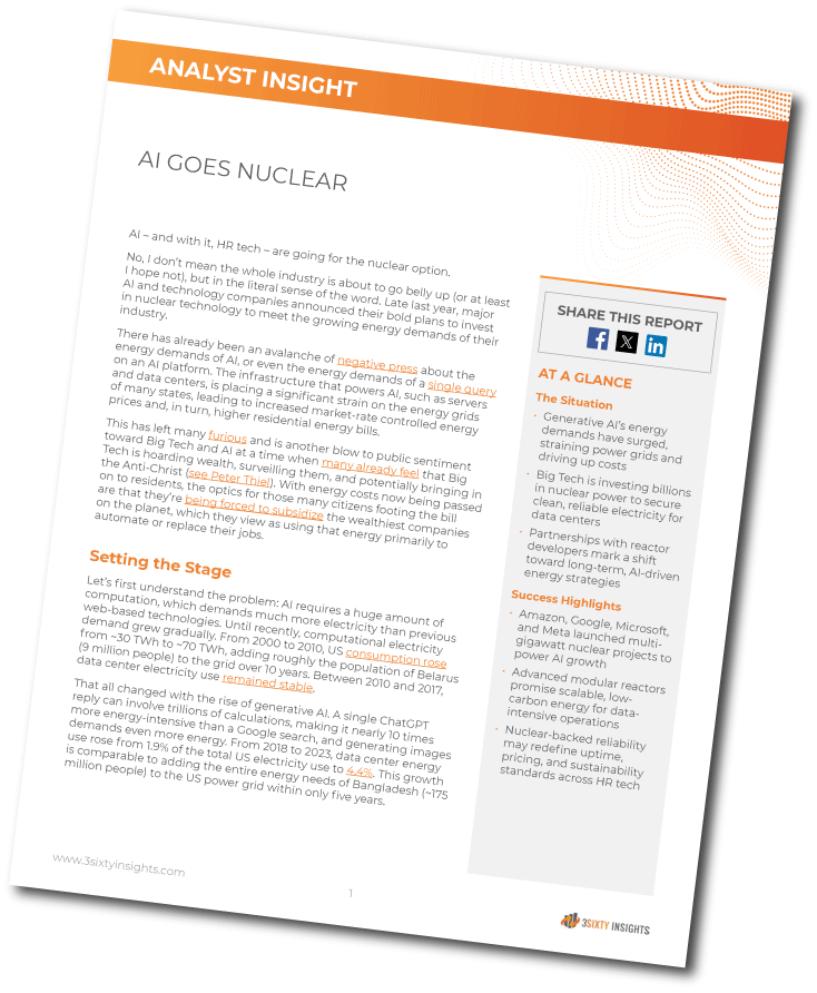 3Sixty Insights - Analyst Insight - AI Goes Nuclear - Thumbnail Angled