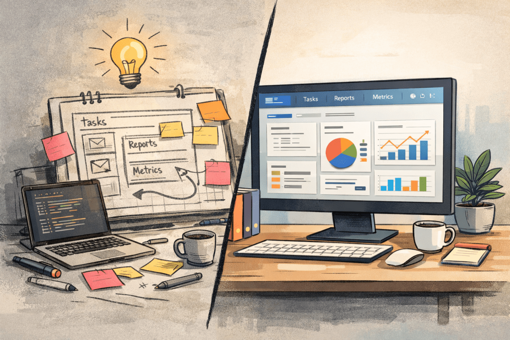 prototype-vs-platform and Vibe Coding - Banner