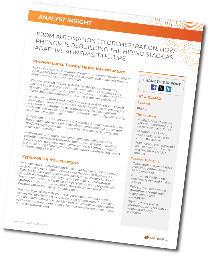 3Sixty Insights - Analyst Insight - From Automation to Orchestration - Thumbnail Angled