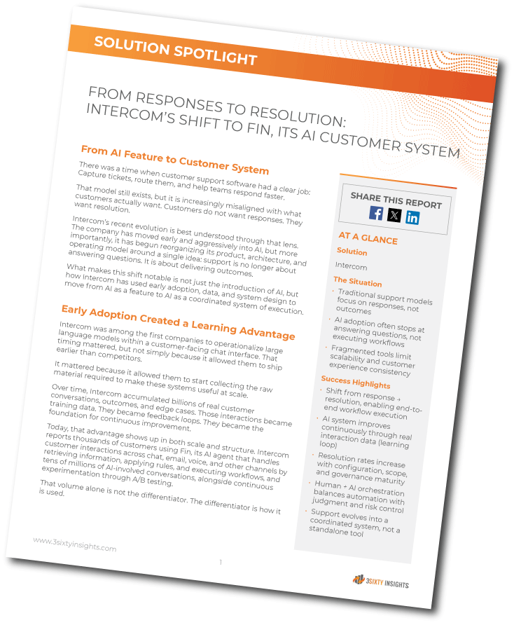 3Sixty Insights - Solution Spotlight - From Responses to Resolution - Thumbnail Angled