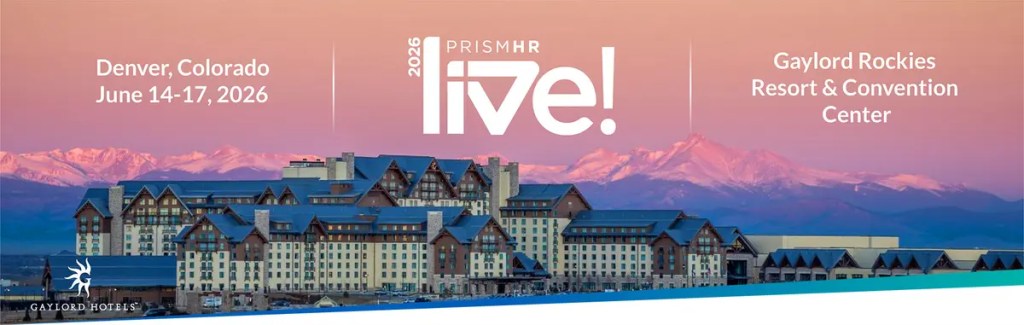 PrismHR Live 2026 Banner