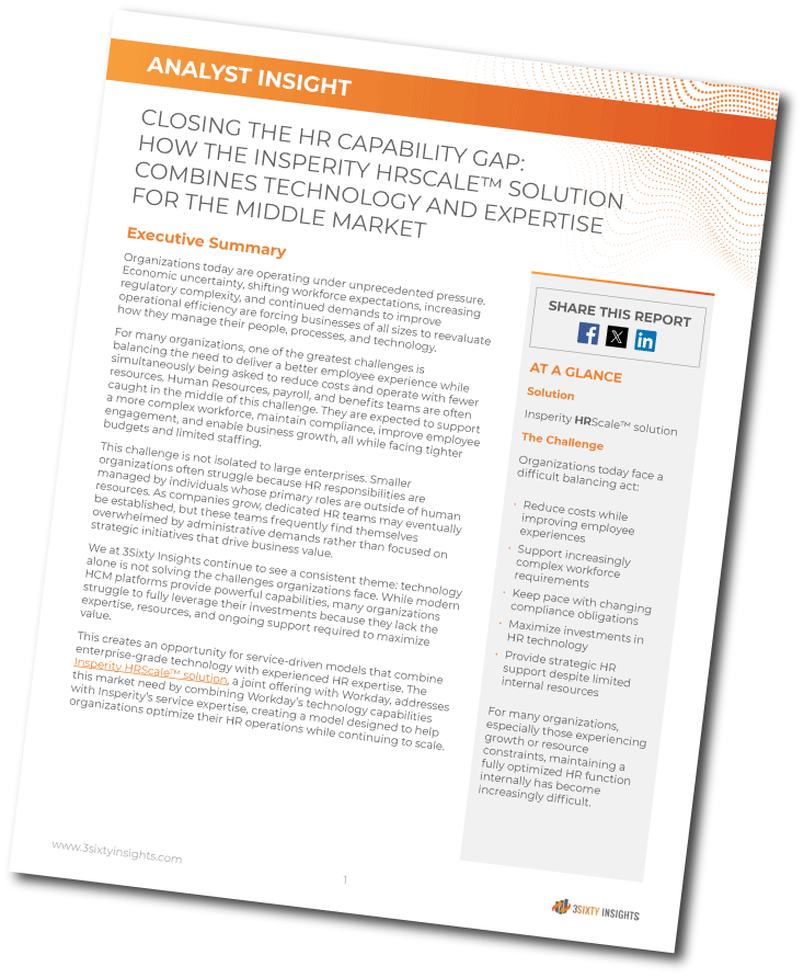 3Sixty Insights - Analyst Insight - Closing the HR Capability Gap